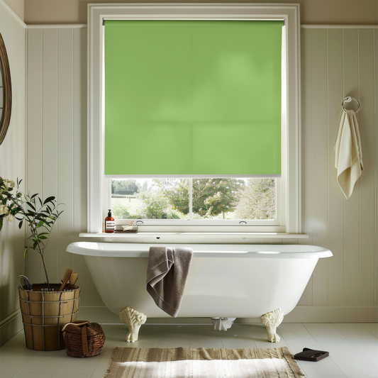 Rulou textil simplu, semi opac, Verde lime