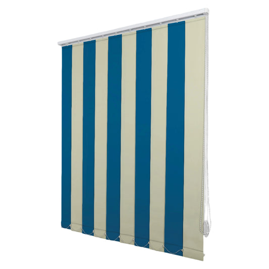 Jaluzele Verticale Blackout 100 Crem+Albastru 2