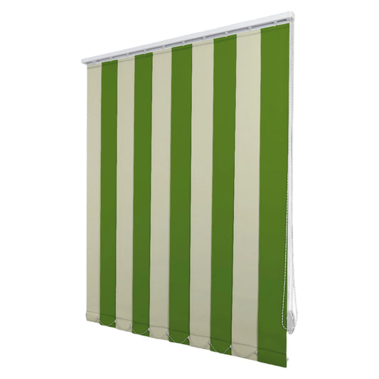 Jaluzele Verticale Blackout 100-210 Crem+Verde 2