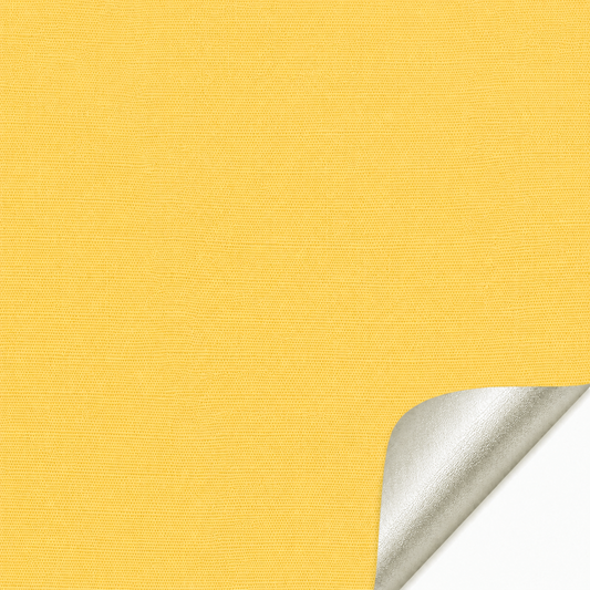 Rulou textil blackout, opac, reflexiv, Galben