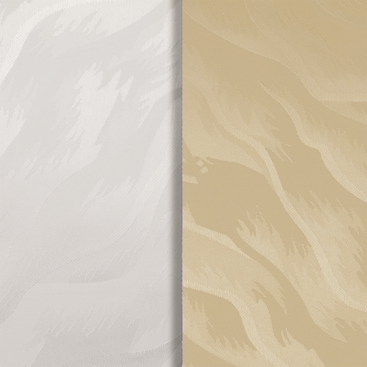 Pânze Jaluzele verticale Satin 0102, alb + crem