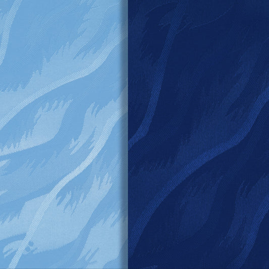 Pânze Jaluzele verticale Satin 1618, albastru + albastru deschis