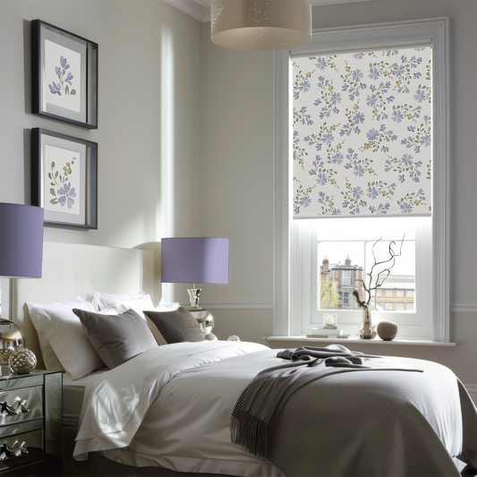 Rulou textil cu model Wild Blossom