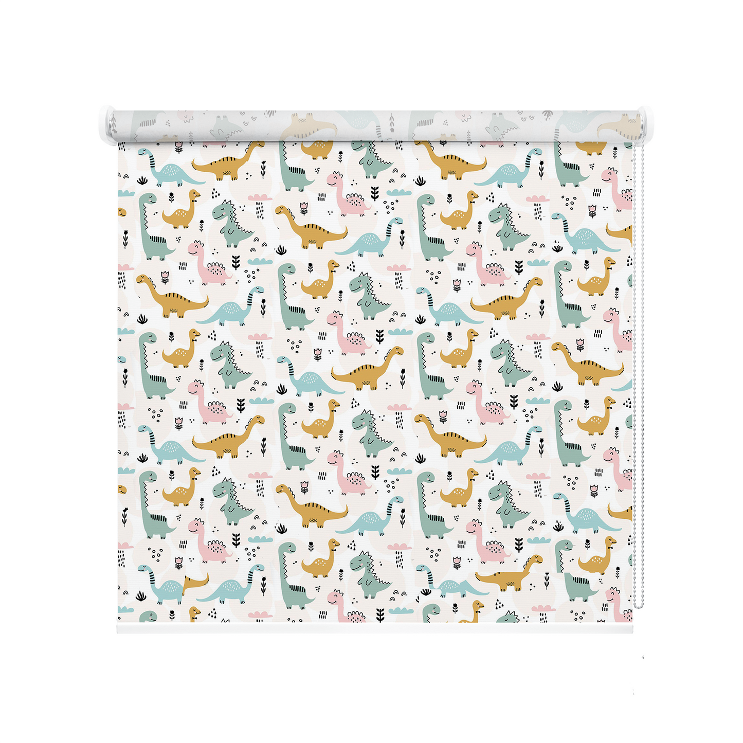 Rulou textil cu model Kids Dino