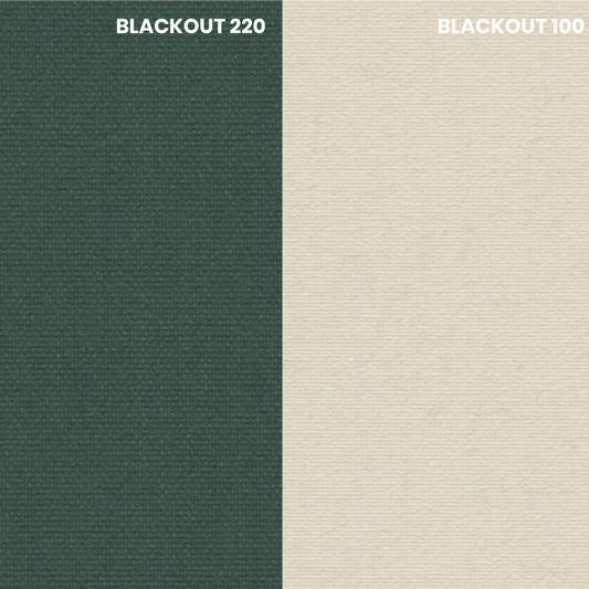 Pânze Jaluzele Verticale Blackout 100-220 Verde închis + Crem deschis