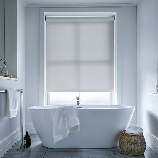 Rulou textil simplu, semi opac, gri deschis