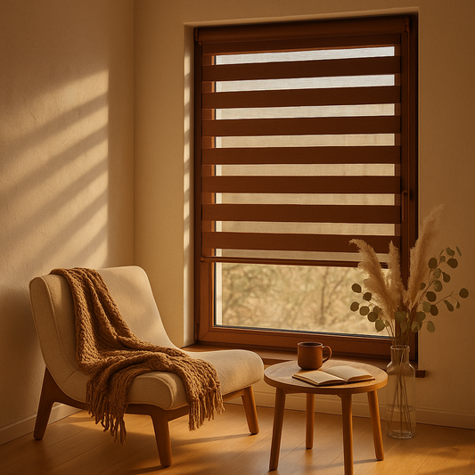 Rulou textil Zebra Color, maro