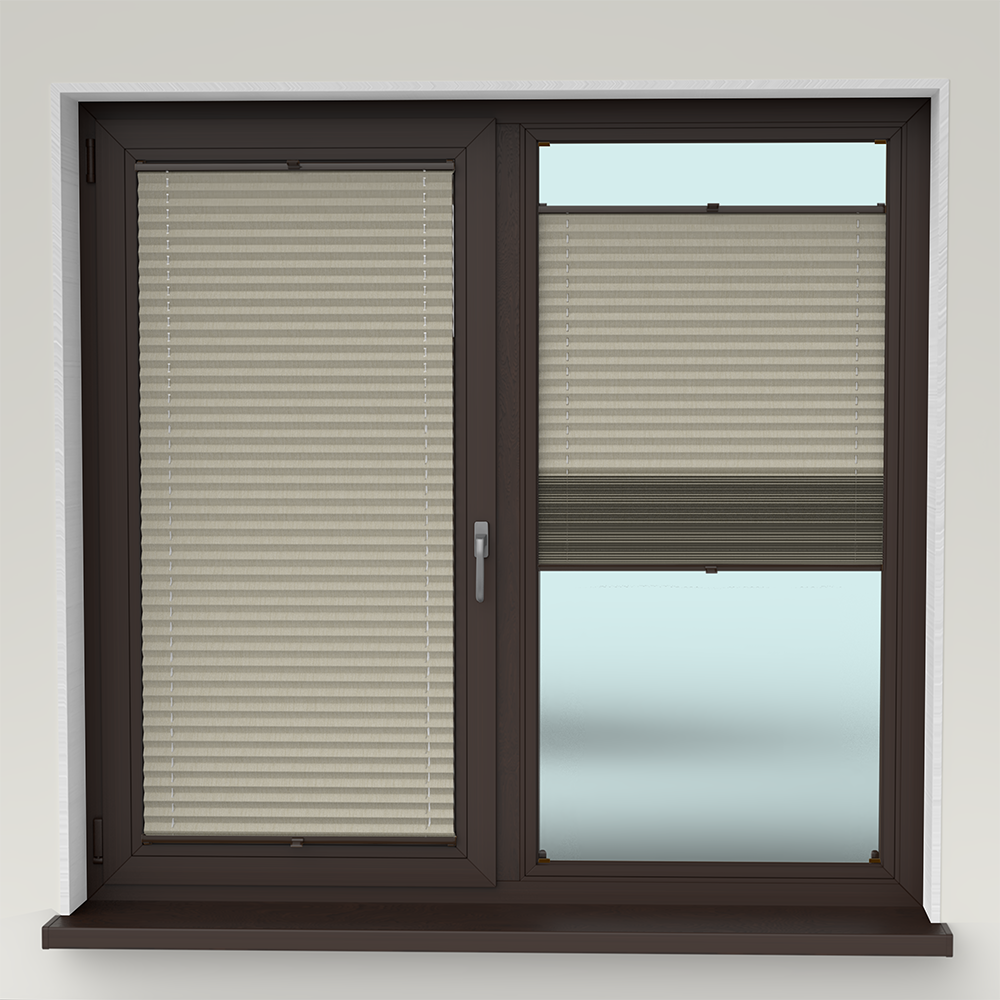 Jaluzele Plisate Natur Crem Deschis