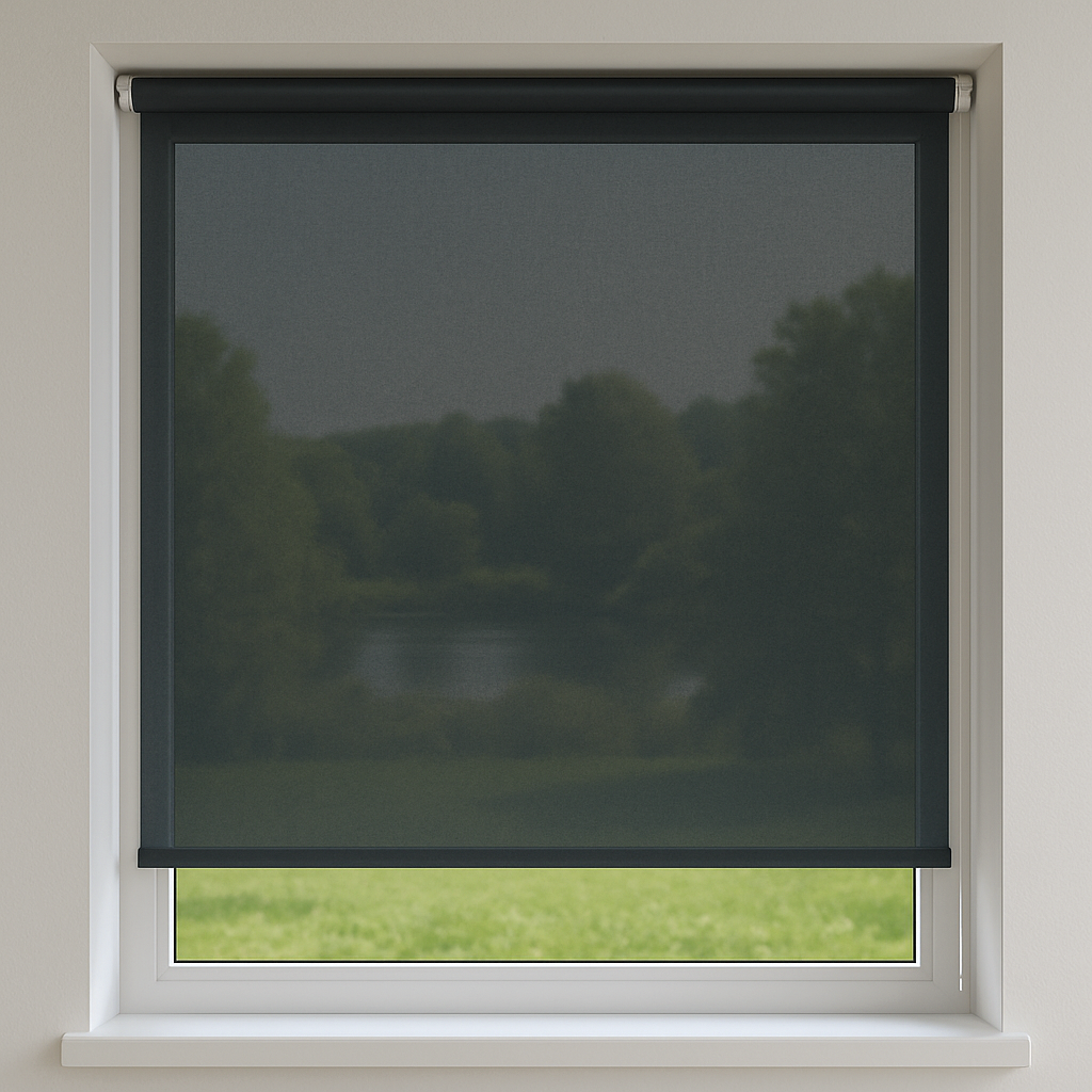 Rulou Screen transparent, PVC, Gri antracit