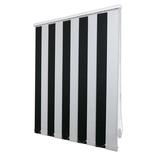 Jaluzele Verticale Blackout 70-30 Negru+Alb 2