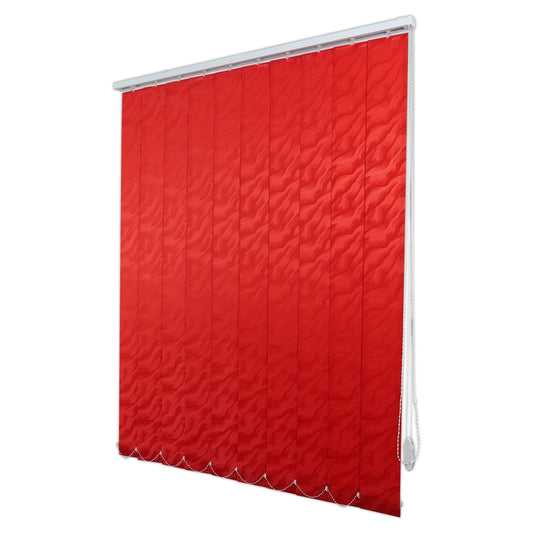 Jaluzele Verticale satin 10 rosii