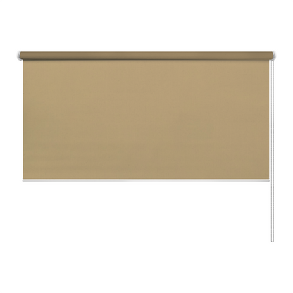 Rulou textil simplu, semi opac, bej cald