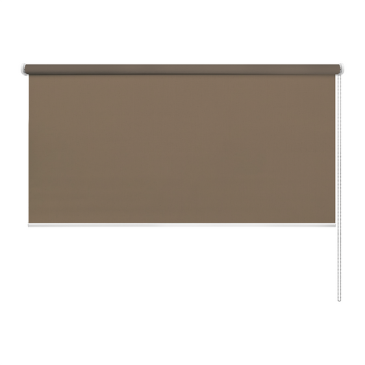 Rulou textil Simplu semi-opac, maro deschis