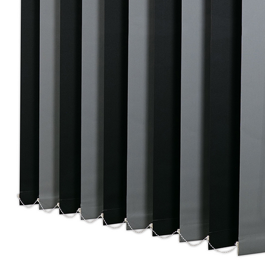 Pânze Jaluzele Verticale Blackout 5070 Negru + Gri