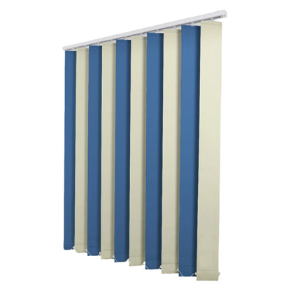 Jaluzele Verticale Blackout 100 Crem+Albastru 1