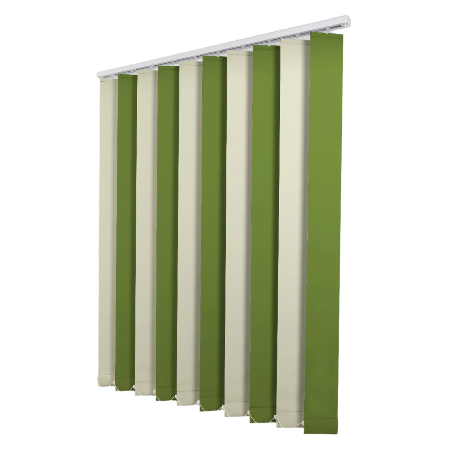 Jaluzele Verticale Blackout 100-210 Crem+Verde 1