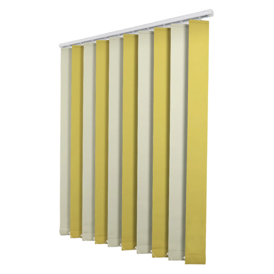 Jaluzele Verticale Blackout Galben + Crem 1