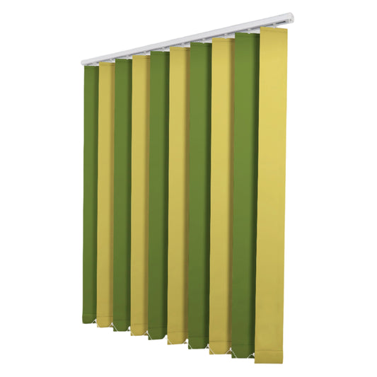 Jaluzele Verticale Blackout Galben + Verde 1