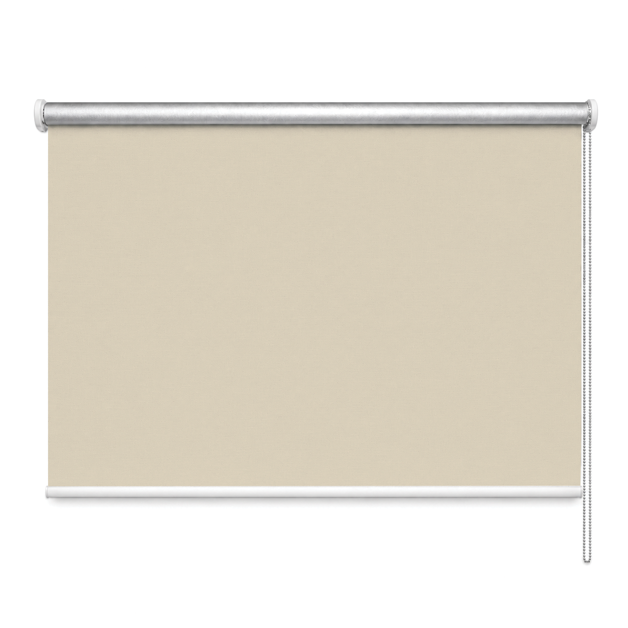 Rulou textil blackout, opac, reflexiv, crem