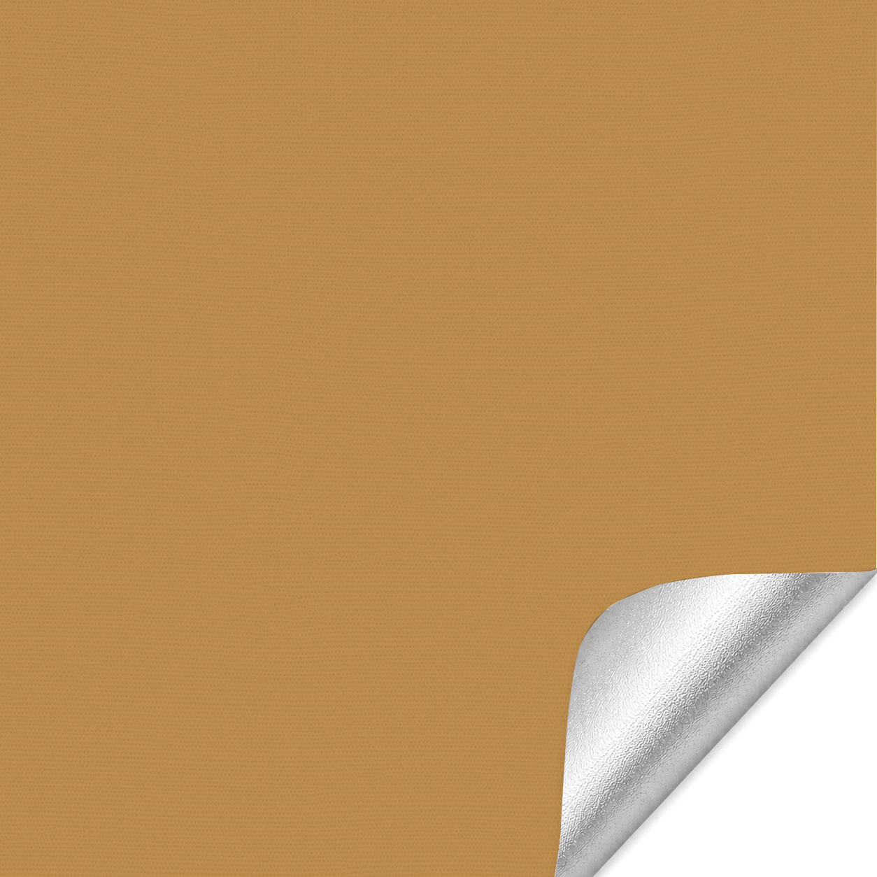 Rulou textil blackout, opac, reflexiv, caramel