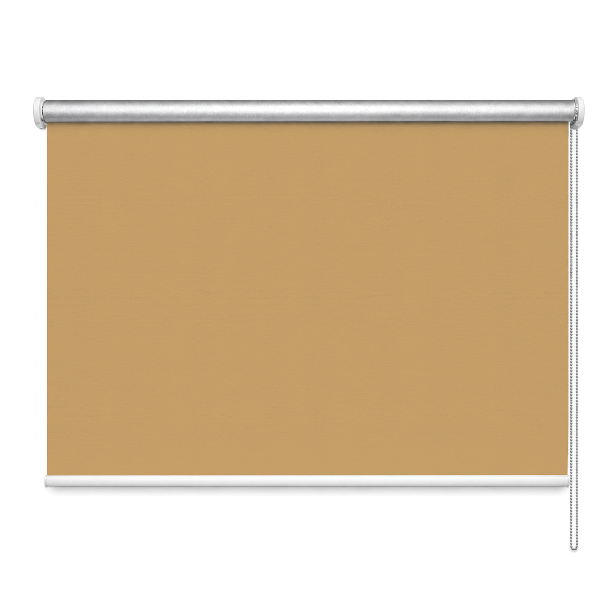 Rulou textil blackout, opac, reflexiv, caramel