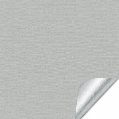 Rulou textil blackout, opac, reflexiv, Gri deschis