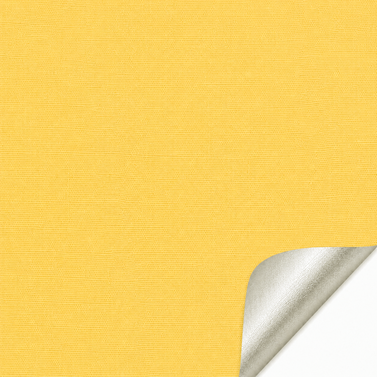 Rulou textil blackout, opac, reflexiv, Galben