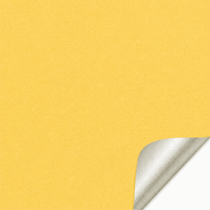 Rulou textil blackout, opac, reflexiv, Galben