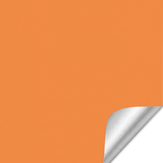Rulou textil blackout, opac, reflexiv, Portocaliu