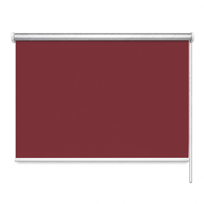 Rulou textil blackout, opac, reflexiv, bordo