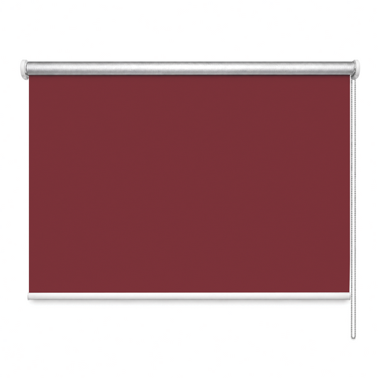 Rulou textil blackout, opac, reflexiv, bordo
