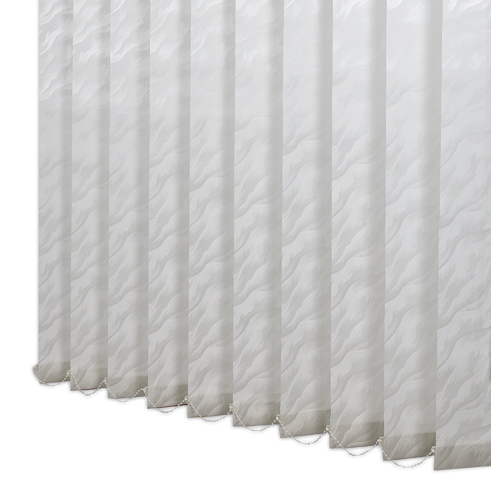 Pânze Jaluzele verticale  Satin 01, alb