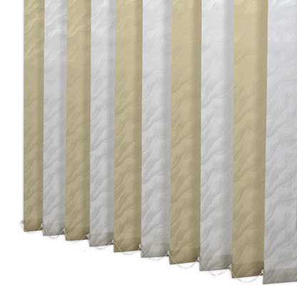 Pânze Jaluzele verticale Satin 0102, alb + crem