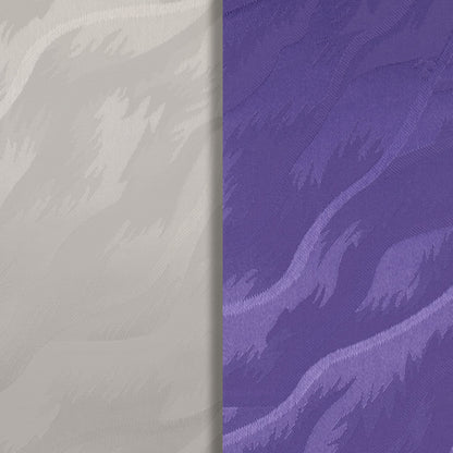 Jaluzele Verticale Satin 0114 Alb + Mov