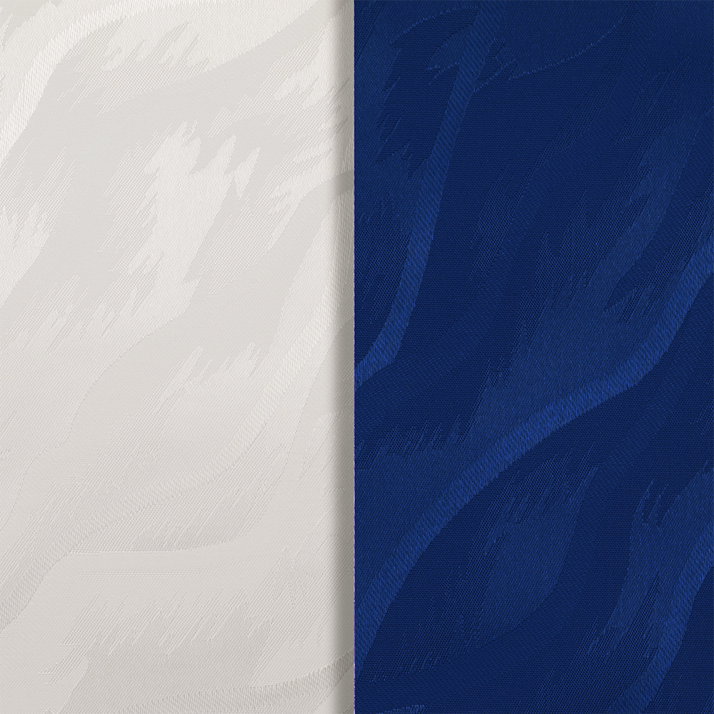 Pânze Jaluzele verticale  Satin 0118, alb + albastru