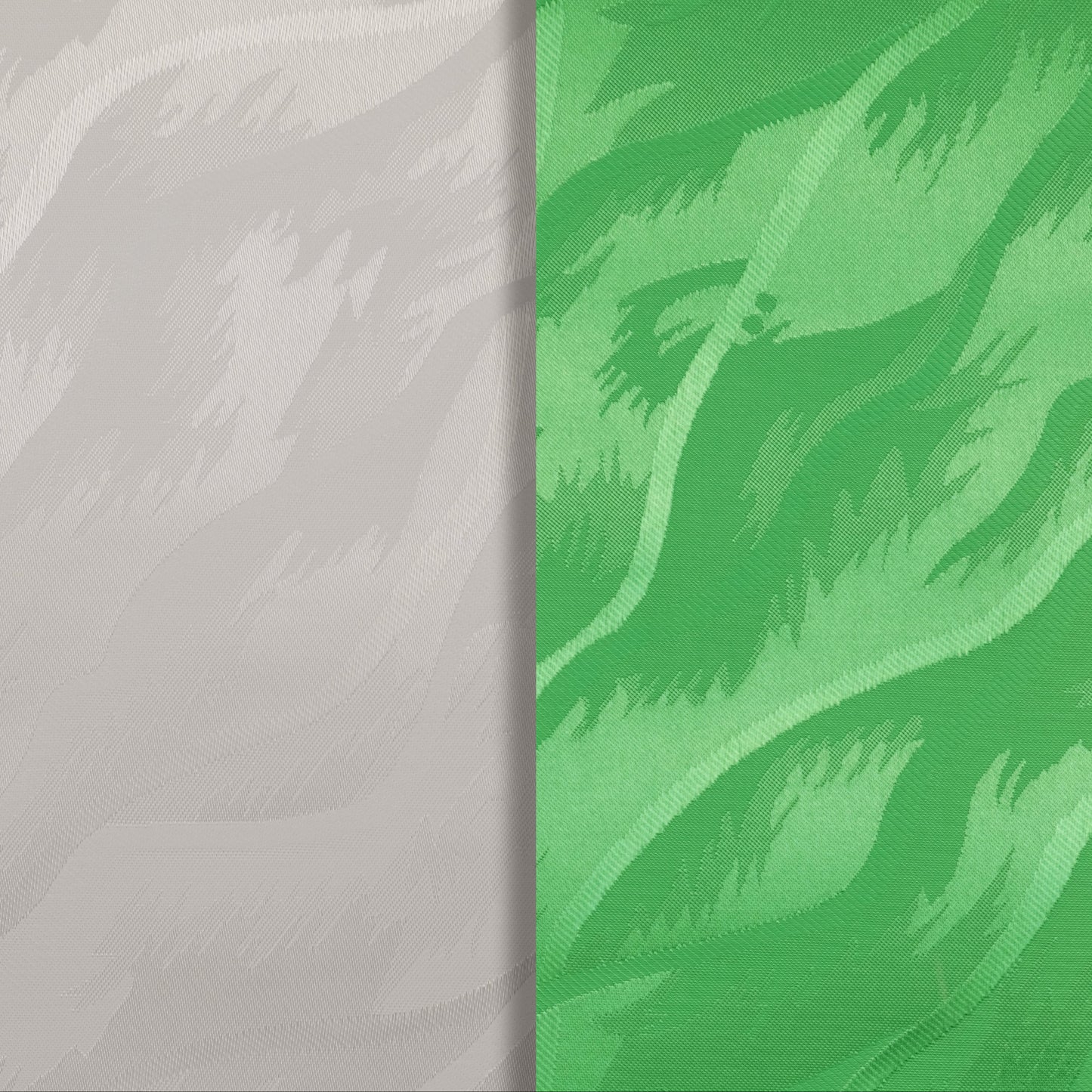 Jaluzele Verticale Satin 0120 Alb + Verde