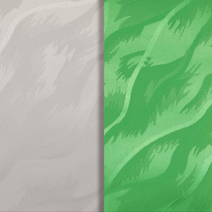 Jaluzele Verticale Satin 0120 Alb + Verde
