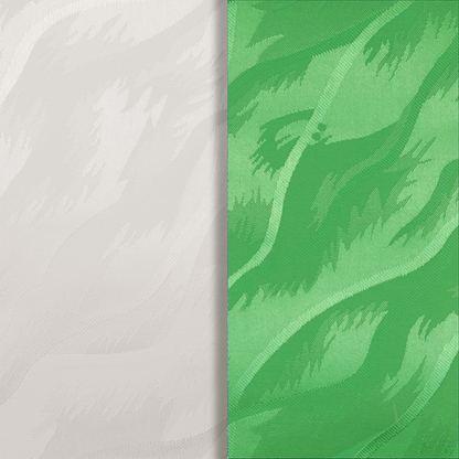 Pânze Jaluzele verticale  Satin 0120, alb + verde