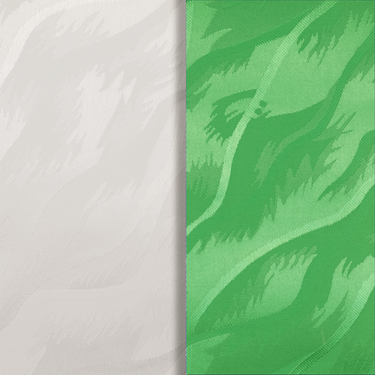 Pânze Jaluzele verticale  Satin 0120, alb + verde