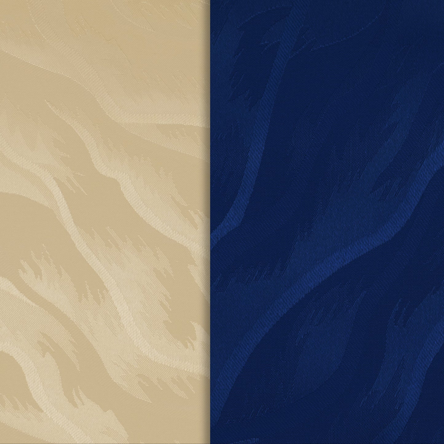 Jaluzele Verticale Satin 0218 Crem + Albastru închis