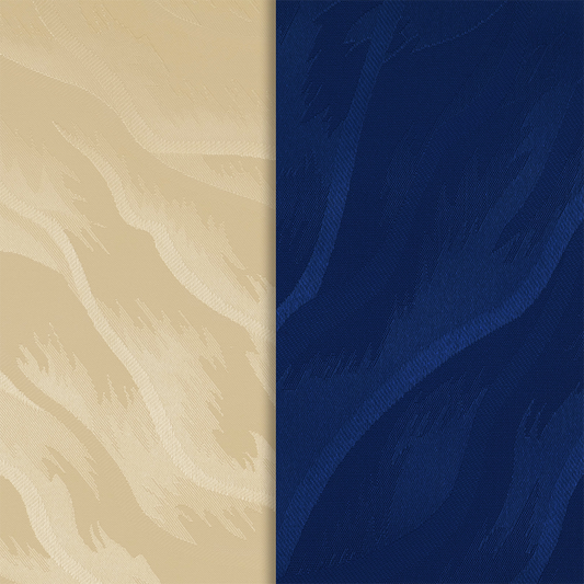 Pânze Jaluzele verticale  Satin 0218, crem + albastru
