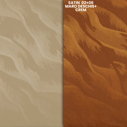 Pânze Jaluzele verticale  Satin 0602, maro+crem