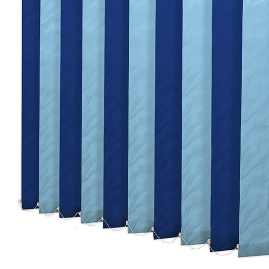 Pânze Jaluzele verticale Satin 1618, albastru + albastru deschis