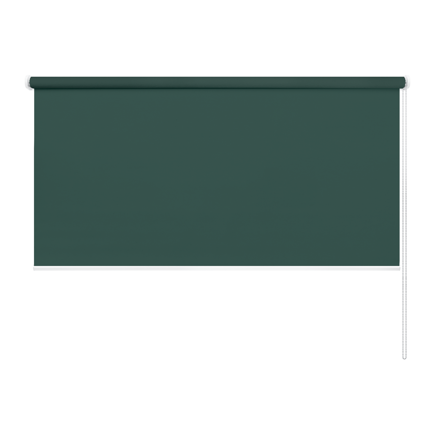 Rulou textil simplu, semi opac, Verde închis