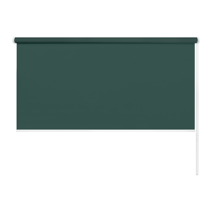 Rulou textil simplu, semi opac, Verde închis