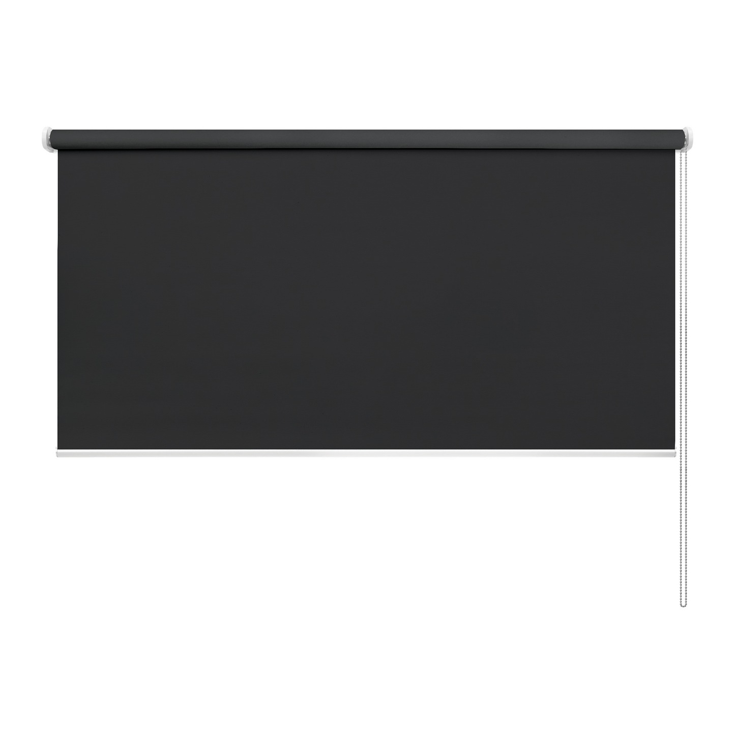 Rulou textil simplu, semi opac, Negru