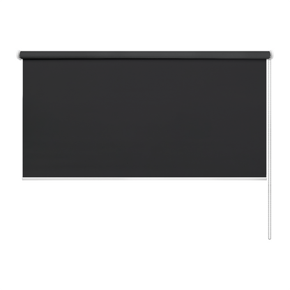 Rulou textil simplu, semi opac, Negru