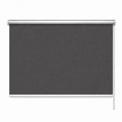 Rulou textil blackout, opac, reflexiv, Gri inchis