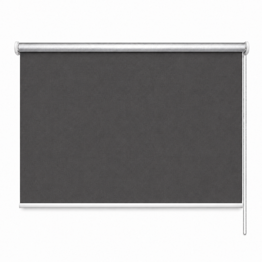 Rulou textil blackout, opac, reflexiv, Gri inchis