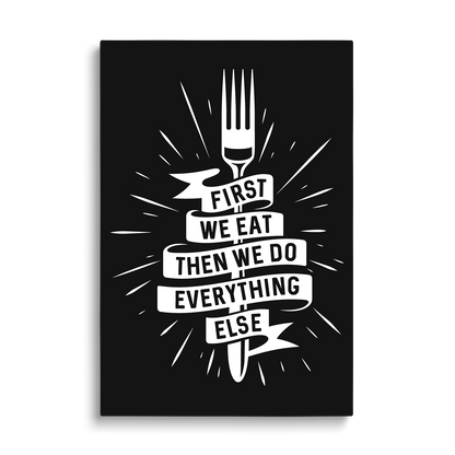 FIRST WE EAT